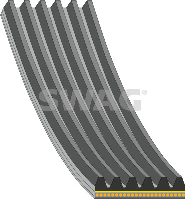 SWAG 33 10 8319 Ιμάντας poly-V for MAZDA